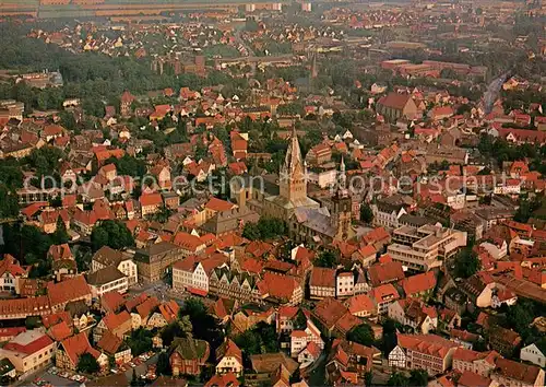 AK / Ansichtskarte Soest_Arnsberg Fliegeraufnahme ?lteste Stadt Westfalens Soest_Arnsberg