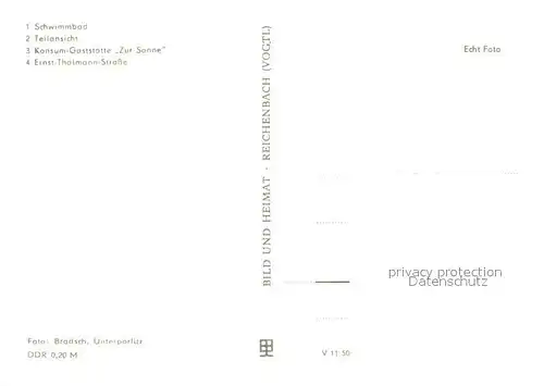 AK / Ansichtskarte Unterpoerlitz Schwimmbad Teilansicht Konsumgaststaette Zur Sonne Ernst Thaelmann Strasse Unterpoerlitz