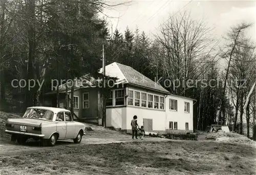 AK / Ansichtskarte Gehren_Thueringen Waldgaststaette Friedenshoehe Gehren Thueringen