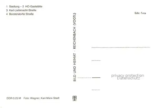 AK / Ansichtskarte Eppendorf_Sachsen Siedlung HO Gaststaette Karl Liebknecht Strasse Borstendorfer Strasse 