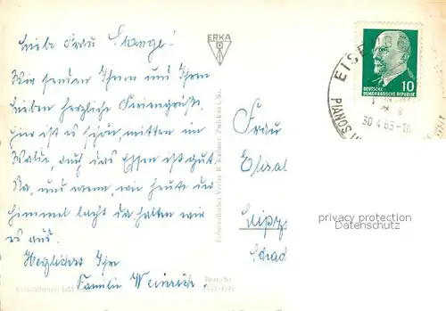 AK / Ansichtskarte Eisenberg_Thueringen Pfarrmuehle Gaststaette Betriebsferienheim Institut fuer Foerdertechnik Leipzig Eisenberg Thueringen