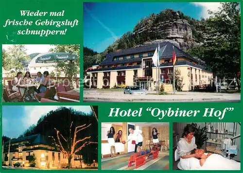 AK / Ansichtskarte Oybin Hotel Oybiner Hof im Zittauer Gebirge Oybin