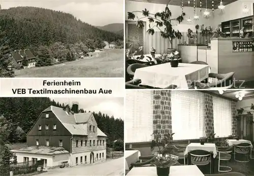 AK / Ansichtskarte Oberwildenthal_Erzgebirge Ferienheim VEB Textilmaschinenbau Aue Oberwildenthal Erzgebirge