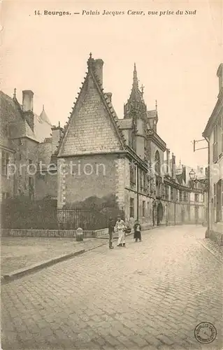 AK / Ansichtskarte Bourges Palais Jacques Coeur Bourges