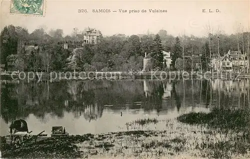 AK / Ansichtskarte Samois sur Seine Vue prise de Vulaines Samois sur Seine