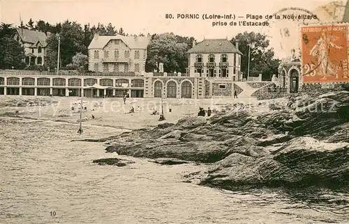 AK / Ansichtskarte Pornic Plage de la Noeveillard prise de l Estacade Pornic