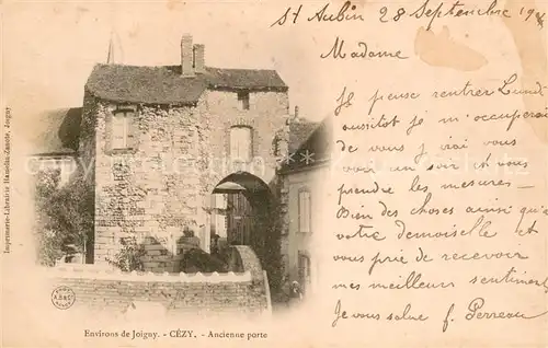 AK / Ansichtskarte Cezy Ancienne porte Cezy