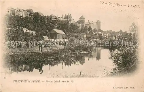 AK / Ansichtskarte Vitre_d_Ille et Vilaine Chateau vue au nord prise du Val Vitre_d_Ille et Vilaine