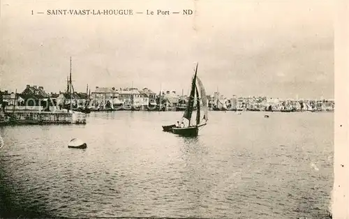 AK / Ansichtskarte Saint Vaast la Hougue Le port Saint Vaast la Hougue