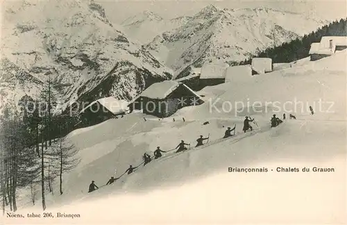 AK / Ansichtskarte Brianconnet Chalets du Grauon en hiver Alpes Brianconnet