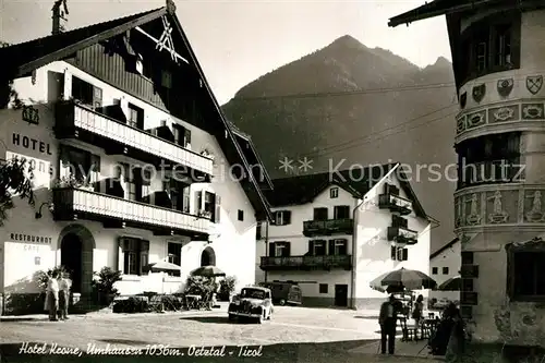 AK / Ansichtskarte Umhausen_Tirol Hotel Krone Umhausen Tirol