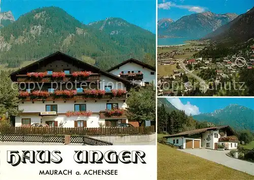 AK / Ansichtskarte Maurach_Achensee Haus Unger Panorama Maurach Achensee