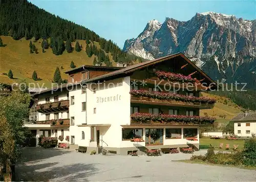 AK / Ansichtskarte Lermoos_Tirol Pension Alpenrose Lermoos Tirol