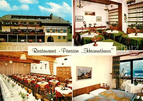 AK / Ansichtskarte Krakaudorf Restaurant Pension Heimathaus Gastraeume Zimmer Krakaudorf