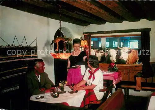 AK / Ansichtskarte Going_Wilden_Kaiser_Tirol Kuhstall Spezialitaeten Restaurant beim Stanglwirt Going_Wilden_Kaiser_Tirol