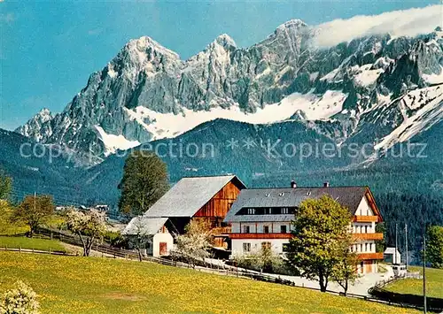 AK / Ansichtskarte Rohrmoos_Schladming Gasthof Schwaiger mit Dachstein Rohrmoos_Schladming