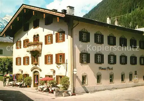 AK / Ansichtskarte Mayrhofen_Zillertal Hotel Cafe Restaurant Neue Post Mayrhofen_Zillertal