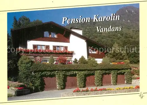 AK / Ansichtskarte Vandans_Vorarlberg Pension Karolin Vandans Vorarlberg