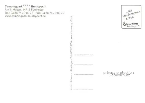 AK / Ansichtskarte Ferchesar Campingpark Buntspecht Teilansichten Ferchesar