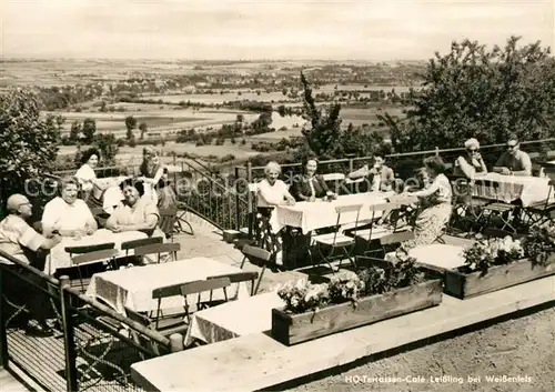 AK / Ansichtskarte Leissling HO Terrassen Cafe Leissling