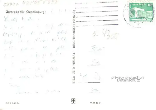 AK / Ansichtskarte Gernrode_Harz Ausflugslokal Bueckemuehle Gernrode Harz