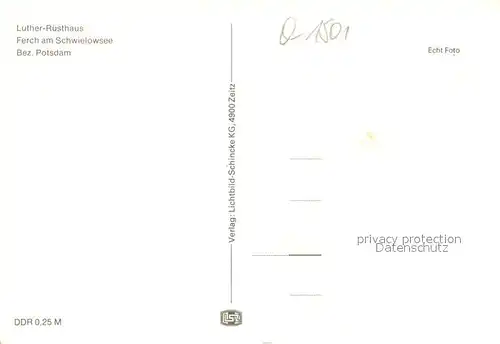 AK / Ansichtskarte Ferch Luther Ruesthaus Ferch