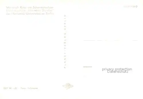 AK / Ansichtskarte Wendisch_Rietz Erholungsheim Hermann Duncker der Humboldt Uni Berlin Wendisch Rietz