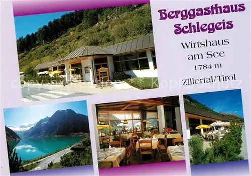 AK / Ansichtskarte Zillertal_Tirol Berggasthaus Schlegels Wirtshaus am See Gaststube Zillertal_Tirol