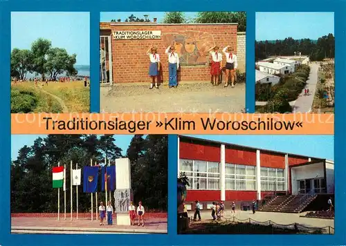 AK / Ansichtskarte Templin Traditionslager Klim Woroschilow Teilansichten Templin