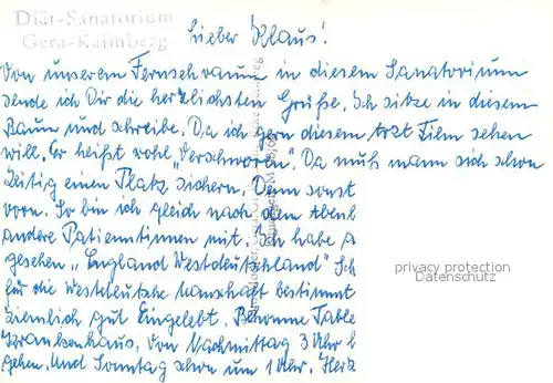 AK / Ansichtskarte Kaimberg Diaet Sanatorium Kaminzimmer Kaimberg