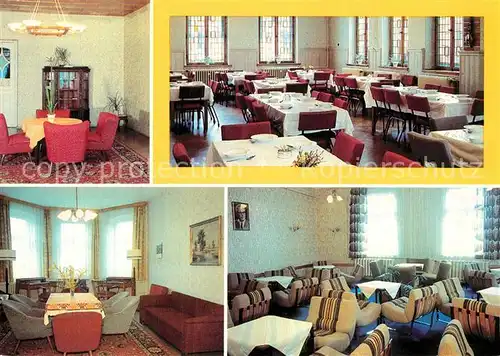 AK / Ansichtskarte Lindau_Zerbst Foyer Speiseraum Leseraum Klubraum Lindau_Zerbst