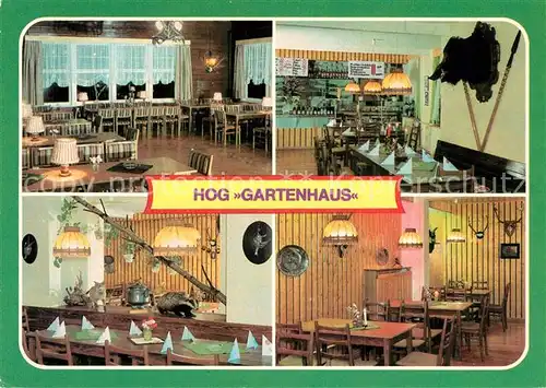 AK / Ansichtskarte Pansfelde Ausflugsgaststaette Gartenhaus Gastraeume Pansfelde