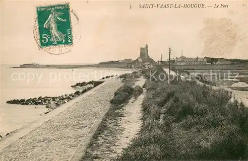 AK / Ansichtskarte Saint Vaast la Hougue Le Fort Saint Vaast la Hougue