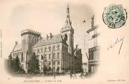 AK / Ansichtskarte Angouleme Hotel de Ville Rathaus Angouleme