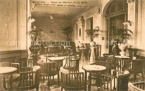 AK / Ansichtskarte Menton_Alpes_Maritimes Hotel de Menton et du Midi Menton_Alpes_Maritimes