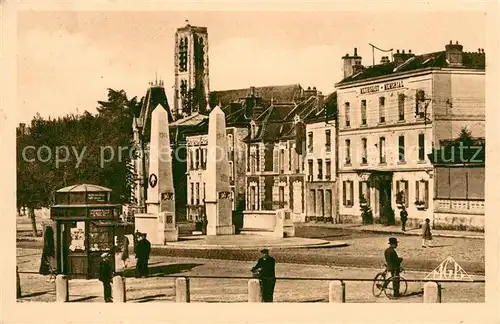 AK / Ansichtskarte Chateau Thierry Place des Etats Unis et Monument de la 3e Division de l Armee des Etats Unis Chateau Thierry