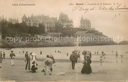 AK / Ansichtskarte Dinard_Ille_et_Vilaine_Bretagne Pointe de la Malouine Dinard_Ille