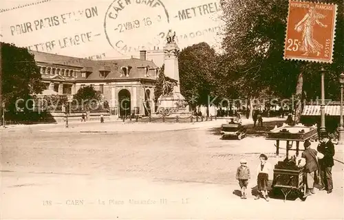 AK / Ansichtskarte Caen Place Alexandre III Caen