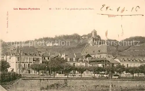 AK / Ansichtskarte Nay_Pyrenees Atlantiques Vue generale prise du pont Nay_Pyrenees Atlantiques