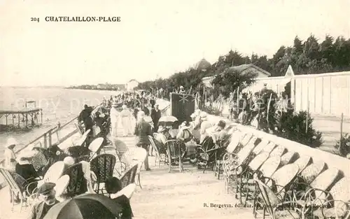 AK / Ansichtskarte Chatelaillon Plage Promenade Chatelaillon Plage