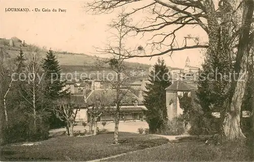 AK / Ansichtskarte Lournand Un coin du parc Lournand