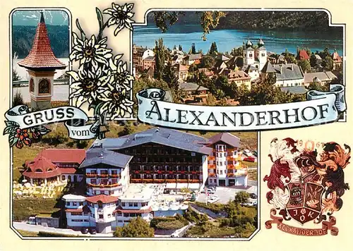 AK / Ansichtskarte Millstatt_Millstaettersee Hotel Restaurant Cafe Alexanderhof Millstatt_Millstaettersee