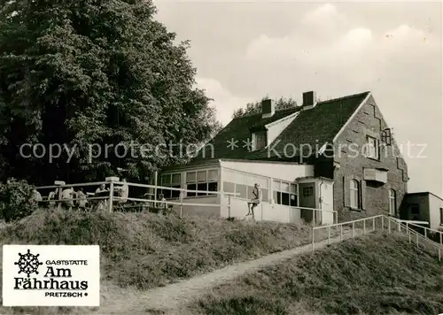 AK / Ansichtskarte Pretzsch_Elbe Gaststaette Am Faehrhaus Pretzsch Elbe