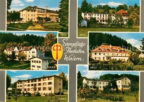 AK / Ansichtskarte Feldkirchen_Kaernten Ev Anstalten Waiern Teilansichten Feldkirchen Kaernten