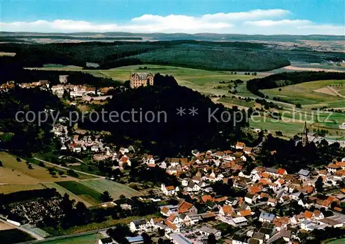 AK / Ansichtskarte Fischbachtal_Odenwald Fliegeraufnahme Lichtenberg Niedernhausen Fischbachtal Odenwald