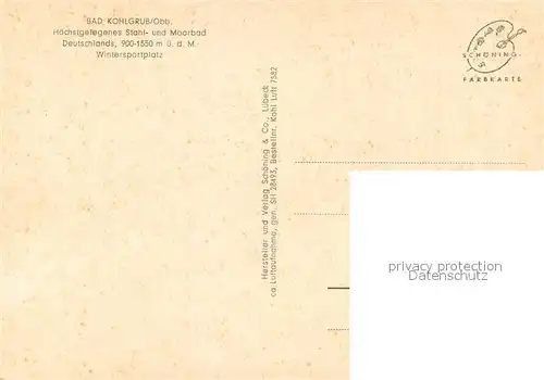 AK / Ansichtskarte Bad_Kohlgrub Fliegeraufnahme Bad_Kohlgrub