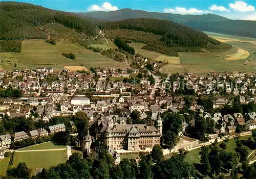 AK / Ansichtskarte Bad_Berleburg Schloss Wittgenstein Fliegeraufnahme Bad_Berleburg