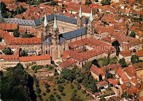 AK / Ansichtskarte Bamberg Dom Fliegeraufnahme Bamberg
