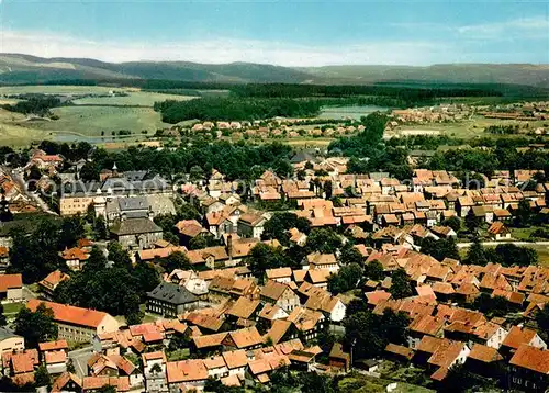 AK / Ansichtskarte Clausthal Zellerfeld Fliegeraufnahme Clausthal Zellerfeld