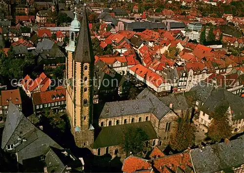 AK / Ansichtskarte Goslar Marktkirche St. Cosmas und Damian Fliegeraufnahme Goslar